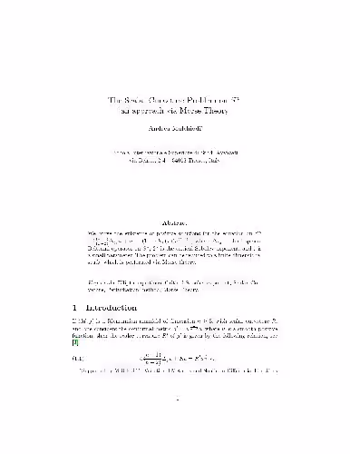 خرید و دانلود نسخه کامل کتاب The scalar curvature problem on Ssp n an approach via Morse theory