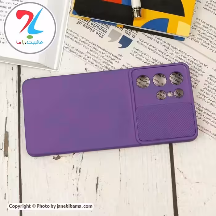 قاب سیلیکونی گوشی سامسونگ Samsung S21 Ultra مدل محافظ لنزدار - بنفش