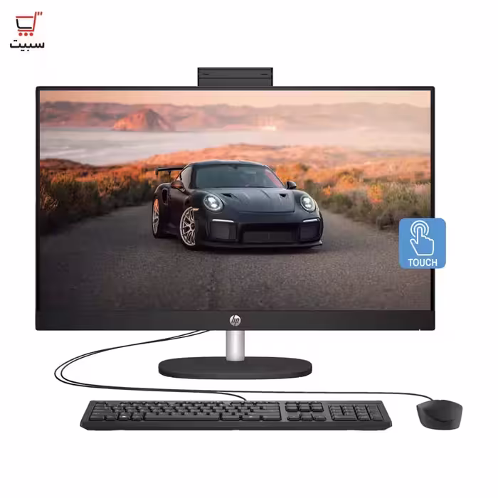 آل این وان 23.8 اینچی لمسی اچ پی مدل CR0122NH i5 1335U 8G 512SSD Intel FHD
