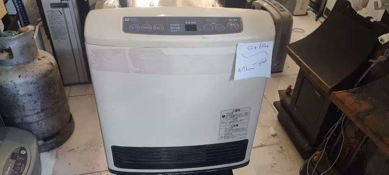 بخاری گازی برقی ژاپنی    2500 وات دست دوم