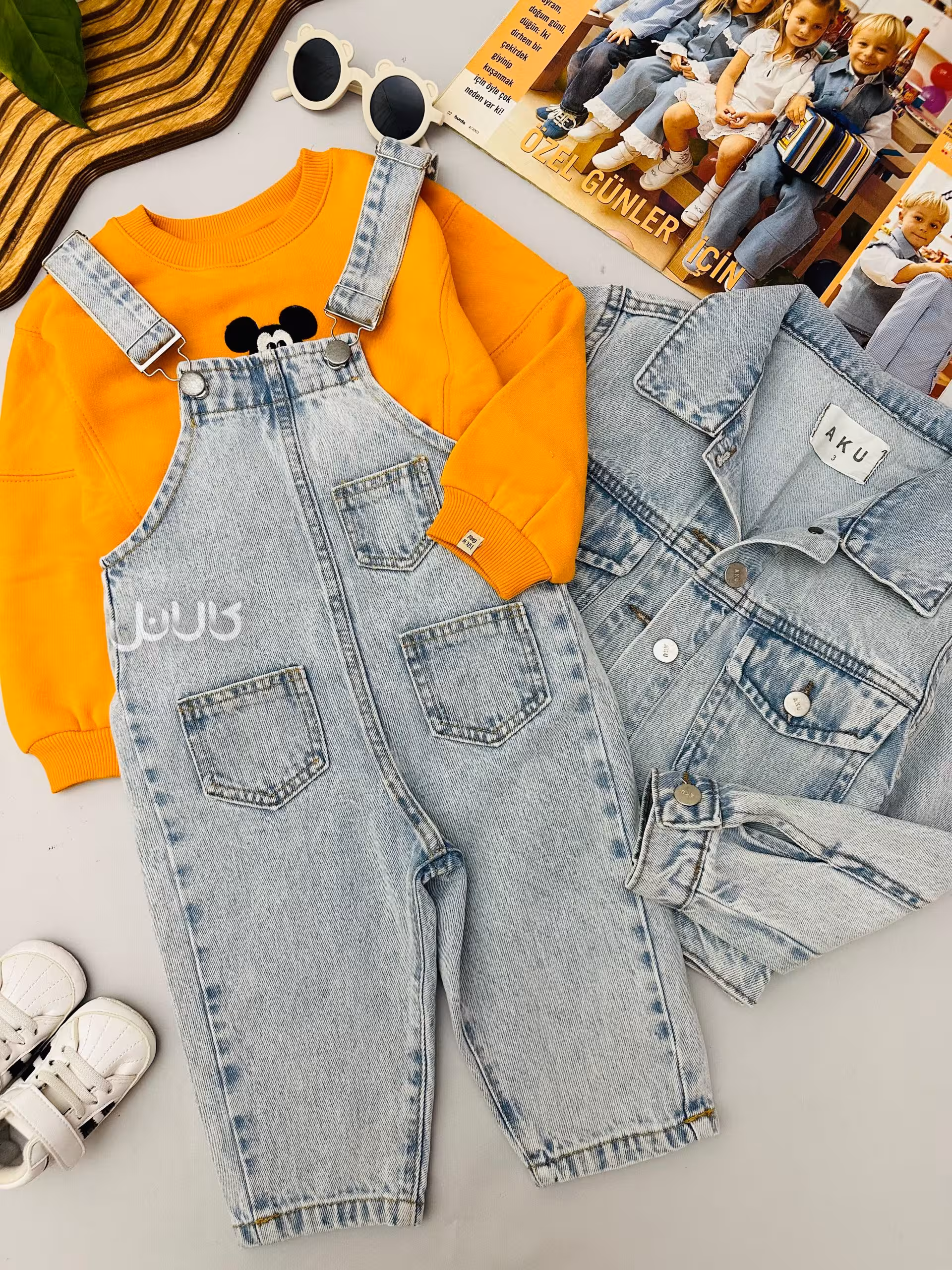 بیلر جین یخی 1 الی 12 سال برند آکو