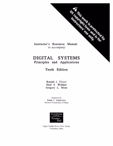خرید و دانلود نسخه کامل کتاب Instructor's Resource Manual to Accompany Digital Systems: Principles and Applications, 10th Edition