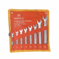 مجموعه 8 عددی آچار یکسر تخت یکسر رینگی فیدورا مدل FI-00819