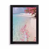 تابلو منظره طرح ساحل کد PF-22060