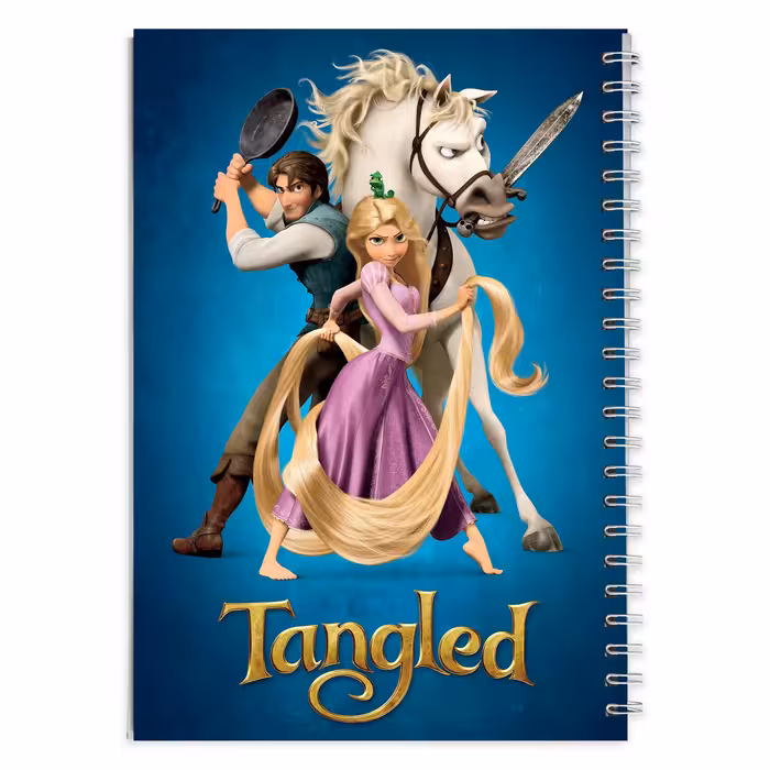 دفتر مشق کارتون گیسو کمند