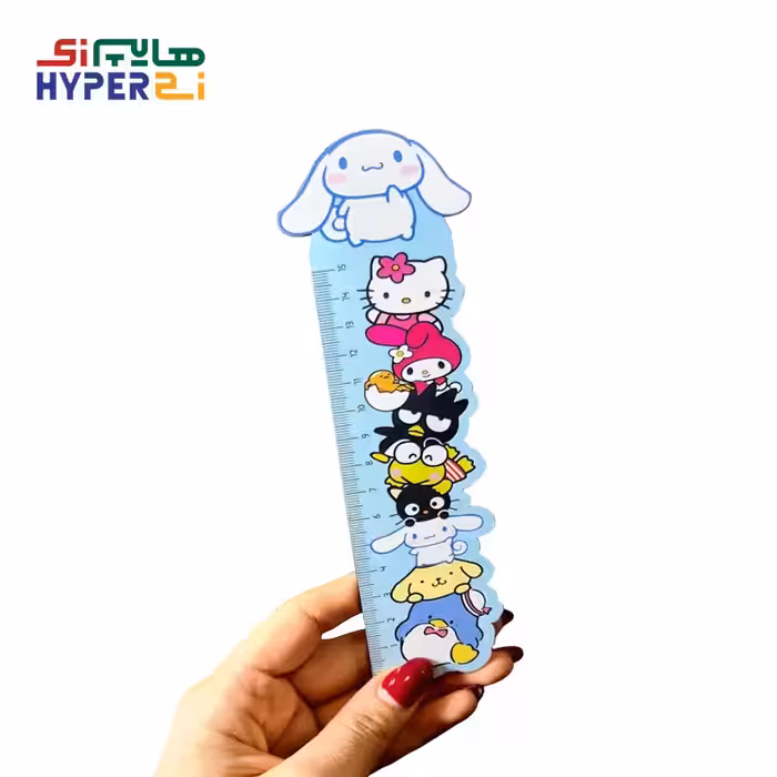 خط کش 15 سانتی چوبی کورومی و دوستان (خرگوش)