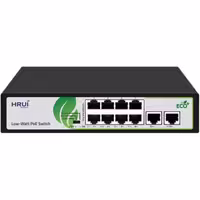 سوئیچ شبکه 8 پورت POE سری LOW WATT مدل HR902-AF-82N