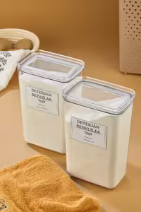 ست ظروف نگهدارنده 2 تیکه شوینده KATE HOME