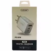 شارژر دیواری نافومی مدل P68 شارژ 18 وات