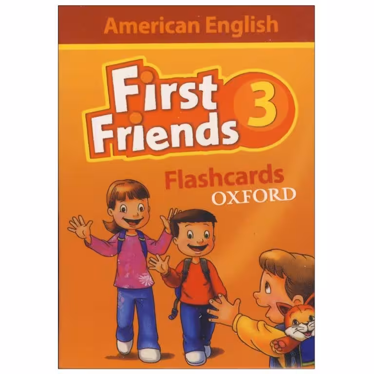 American First Friends 3 Flash Cards (فلش کارت)