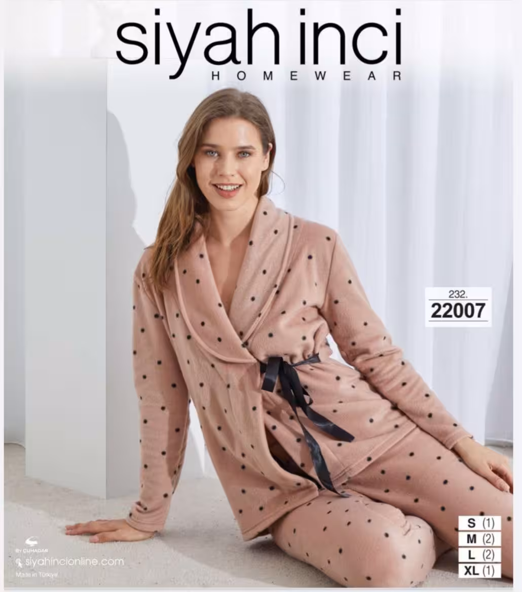 ست راحتی پاییزه کت و شلوار زنانه ترک 22007