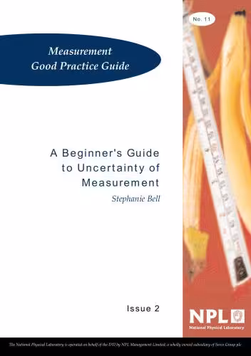 خرید و دانلود نسخه کامل کتاب A Beginner's Guide to Uncertainty of Measurement