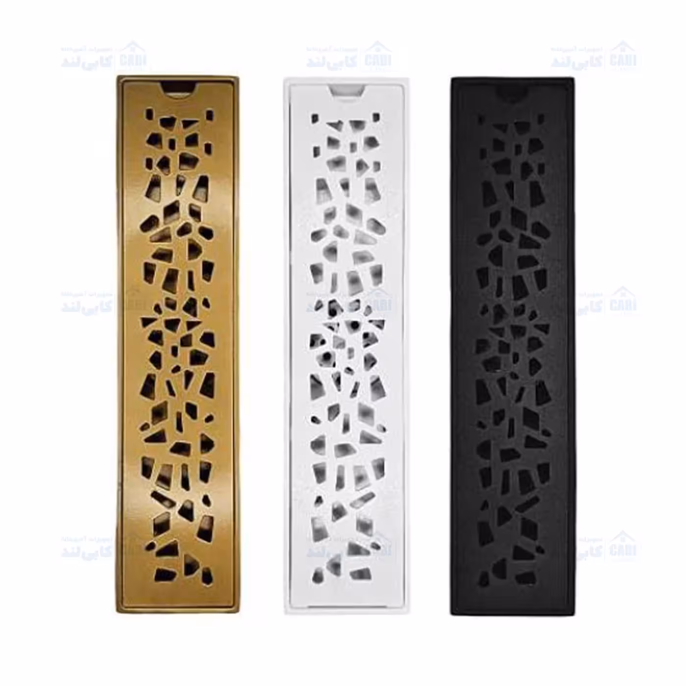 کفشور خطی مشبک آلومینیوم (درب استیل) کد 404 سایز 30x7 سارانیک