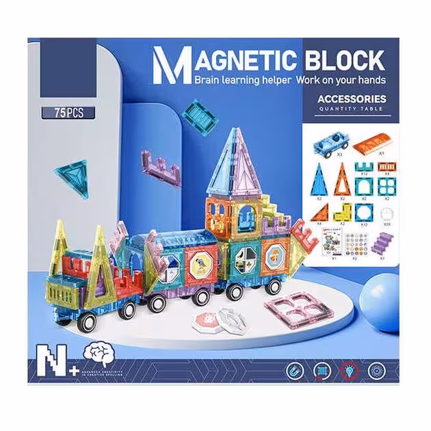 مگنت آهنربایی سه بعدی 75 قطعه کد 6611