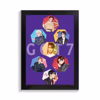 تابلو خواننده طرح Got 7 کد PF-20199