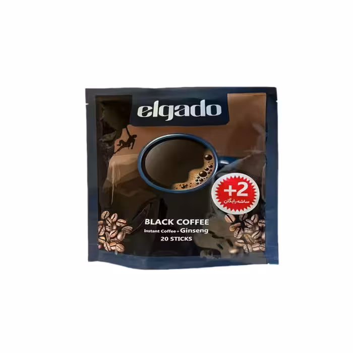 پودر قهوه فوری حاوی جنسینگ الگادو بسته 20 عددی