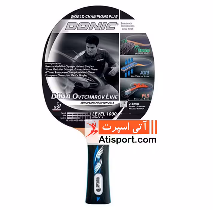 راکت پینگ پنگ دونیک Ovtcharov Line Level 1000