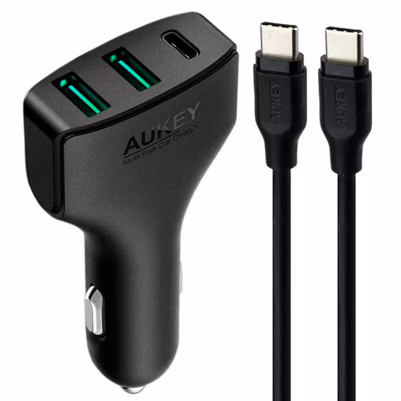 شارژر فندکی آکی مدل Aukey CC-Y3