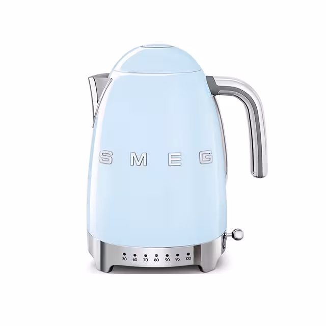 کتری برقی درجه دار اسمگ رنگ آبی مدل KLF04