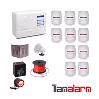 پکیج دزدگیر اماکن باسیم مدل فایروال سیم کارتی و تلفنی F10PY10