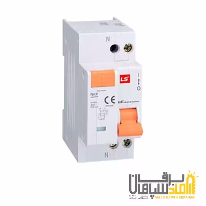 کلید محافظ جان ترکیبی (RCBO) 30 mA – 4.5KA تک‌پل نول 16 آمپر برند LS سری RKP