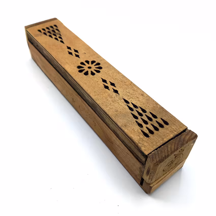 جاعودی چوبی طرح تابوتی طول 26cm کد 512047