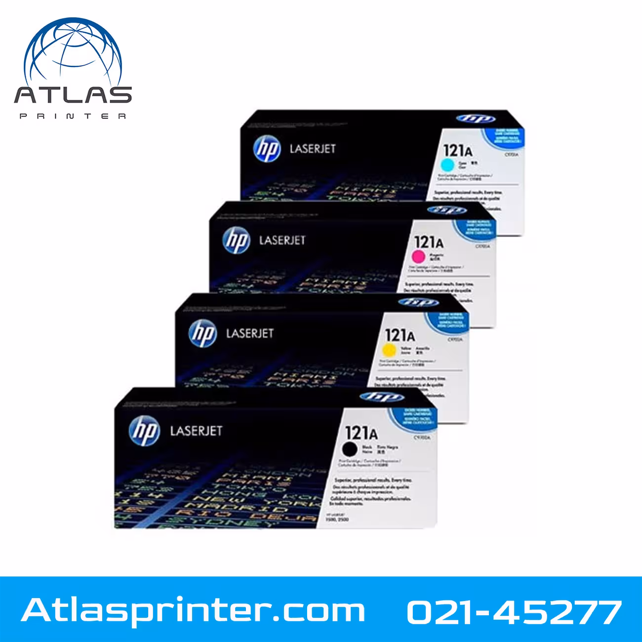 کارتریج ست چهار رنگ اچ پی HP 121A
