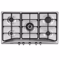 اجاق گاز رومیزی پنج شعله‌ مدل S5904 استیل البرز