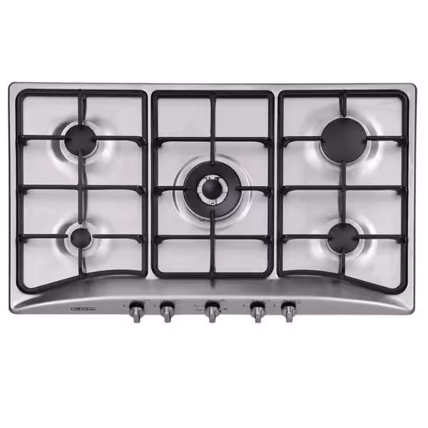 اجاق گاز رومیزی پنج شعله‌ مدل S5904 استیل البرز