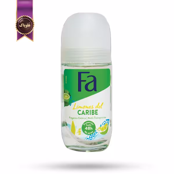 مام رول ضد تعریق فا Fa مدل لیمو کارائیب Caribe Lemon حجم 50 میلی لیتر (اورجینال)