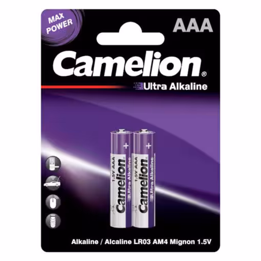 باتری نیم قلمی آلکالاین اولترا کملیون مدل LR6-BP2