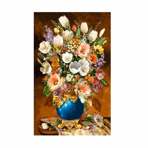 طرح گل وگلدان کد 25290