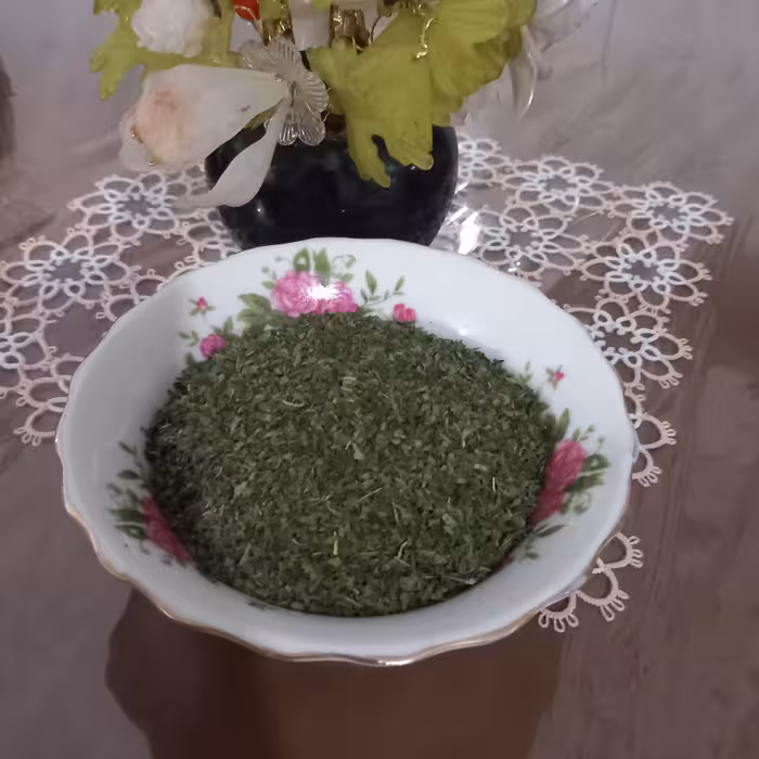 نعنا خشک باغی شسته شده بارنگ و بویی بینظیر 100گرم