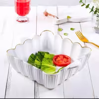 تابه سرامیک مربع کوچک آماتیس مدل ابری لب طلا کد 747 با ارسال رایگان