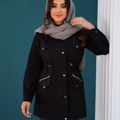 مانتو اسپرت زنانه کتان مدل پاییزه صهبا