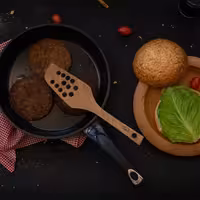 کفگیر چوبی مخصوص سرخ کردن چوتاش