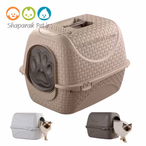 توالت مسقف گربه مدل پرایو