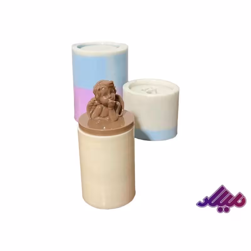 قالب سیلیکونی قندان فرشته ارتفاع 14 قطر 6 سانت