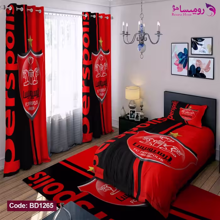 قیمت و خرید روتختی طرح پرسپولیس یک نفره برند دکو کد BD1265