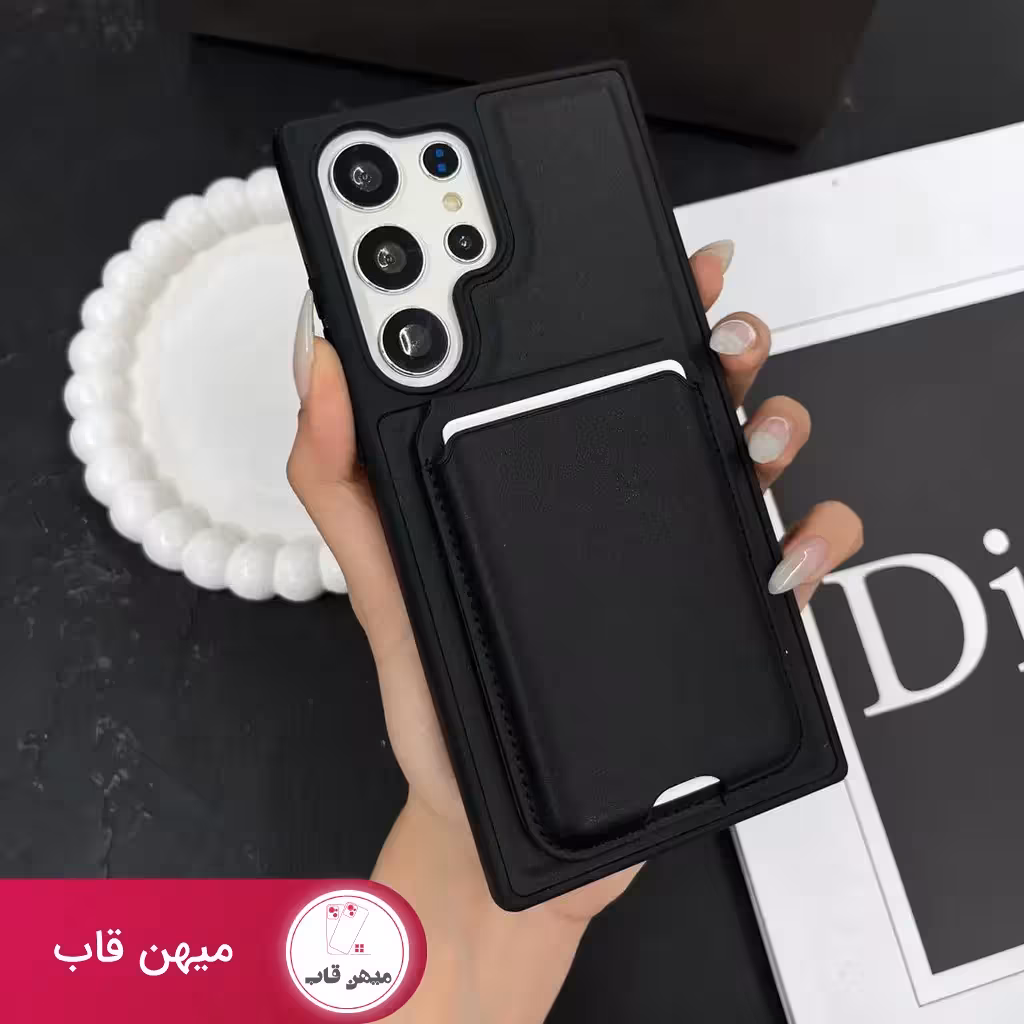 قاب گوشی سامسونگ چرم sam جاکارت - کد (46462)