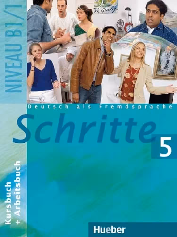 شریته 5 | کتاب آلمانی (B1/1) Schritte 5 Kursbuch Arbeitsbuch