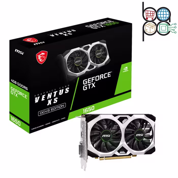 کارت گرافیک MSI GTX 1650 D6 VENTUS XS OCV3 4G
