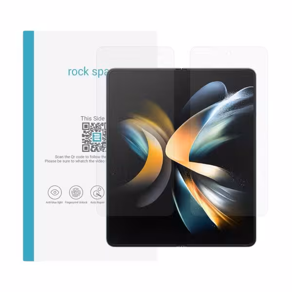 گلس سامسونگ Galaxy Z Fold4 مدل نانو هیدروژل مات برند راک اسپیس - پک دو عددی کد SS