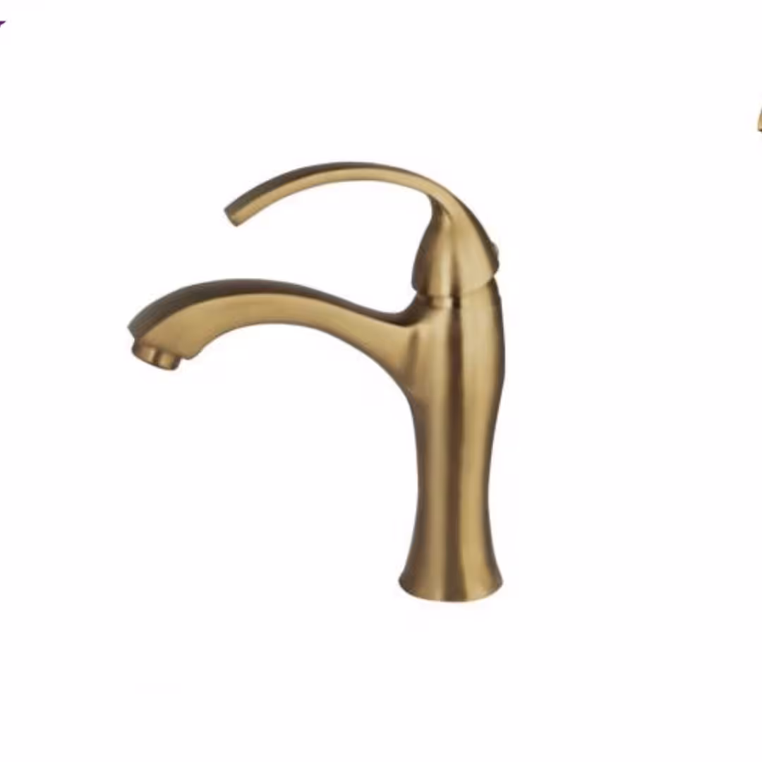 شیر روشویی البرز روز مدل کلوین طلایی مات