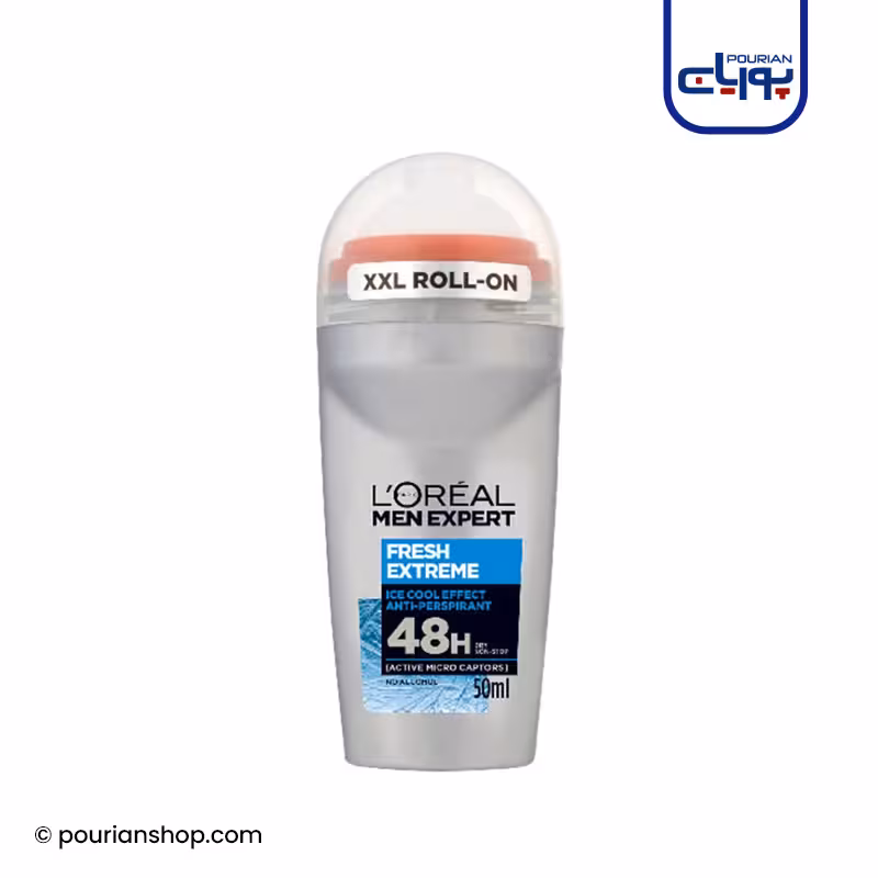 مام رول ضدتعریق مردانه لورال من اکسپرت فرش اکستریم 48ساعته _ LOreal Men Expert Fresh Extreme