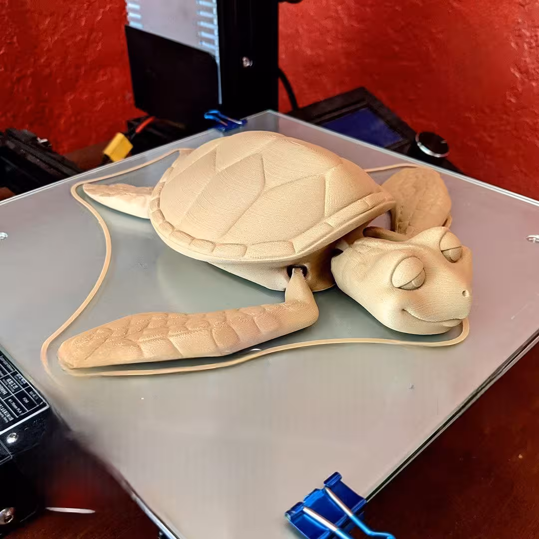 مدل سه بعدی لاکپشت متحرک (stl)