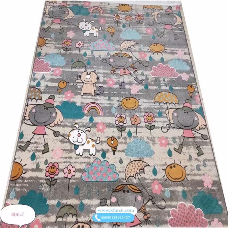 فرش کودک کد 406