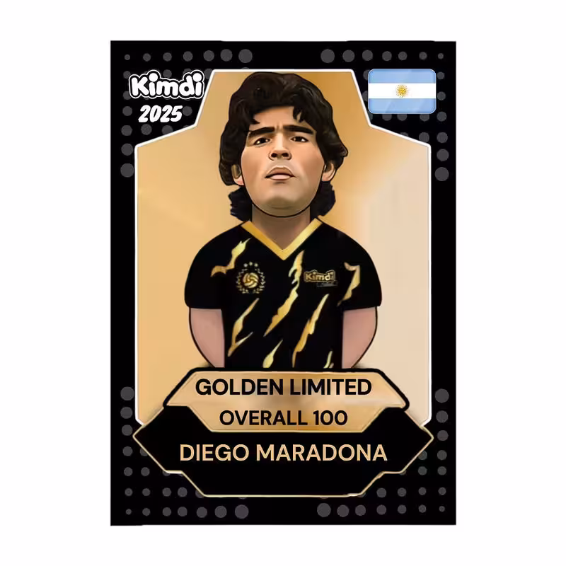 اسباب بازی شانسی کیمدی مدل گلدن لیمیتد مارادونا 2025 کد A55