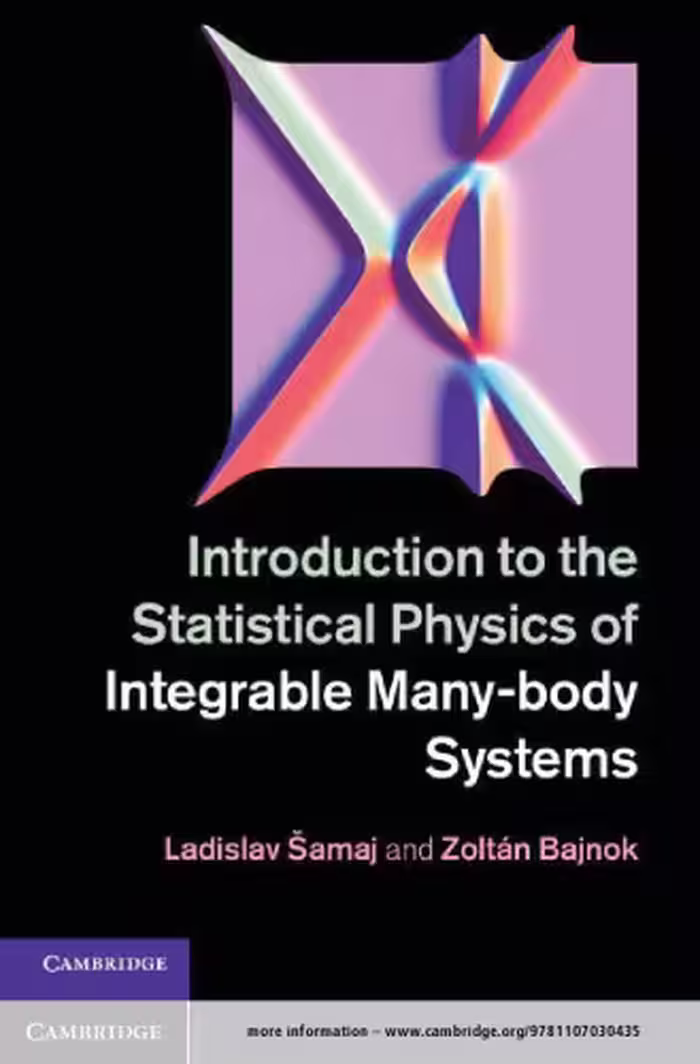 خرید و دانلود نسخه کامل کتاب Introduction to the statistical physics of integrable many-body systems