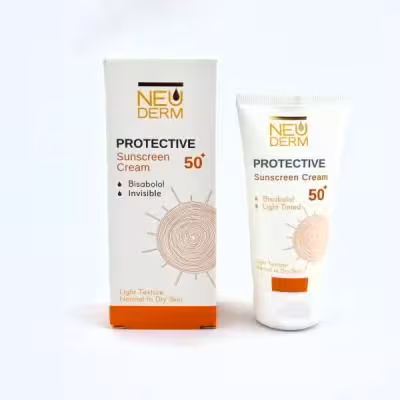 کرم ضد آفتاب بی رنگ پروتکتیو نئودرم SPF50